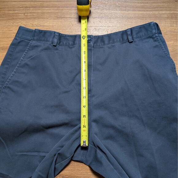 LL Bean Wrinkle-Free Bayside Pants Womens 14 Reg Classic Fit Chinos Blue - Picture 11 of 11